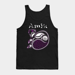 Amik (Beaver) Demisexual Pride Tank Top